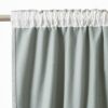 Rideau galon fronceur 140x260 cm Occultant + polaire BJORN Eucalyptus