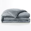Housse de couette 240x220 cm Lyocell uni LYSANDRE Stone