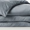 Housse de couette 240x220 cm Lyocell uni LYSANDRE Stone