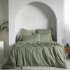 Housse de couette 240x220 cm Lyocell uni LYSANDRE Thym