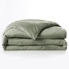 Housse de couette 240x220 cm Lyocell uni LYSANDRE Thym
