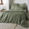 Housse de couette 240x220 cm Lyocell uni LYSANDRE Thym
