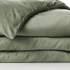 Housse de couette 240x220 cm Lyocell uni LYSANDRE Thym