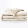 Housse de couette 260x240 cm Lyocell uni LYSANDRE Pampa