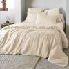 Housse de couette 260x240 cm Lyocell uni LYSANDRE Pampa