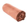 Drap housse 140x190 cm Lyocell uni LYSANDRE Terracotta