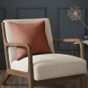 Coussin déhoussable 45x45 cm Slub SIXTINE Terracotta