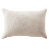 Coussin déhoussable 40x60 cm Slub SIXTINE Pampa