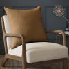 Coussin déhoussable 60x60 cm Slub SIXTINE Camel