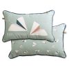 Coussin déhoussable avec passepoil 30x50 cm Coton PETITS PAPIERS