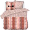 Parure de lit (Housse de couette + 2 Taies d'oreiller) 240x220 cm Coton imprimé FRESH POPCORN