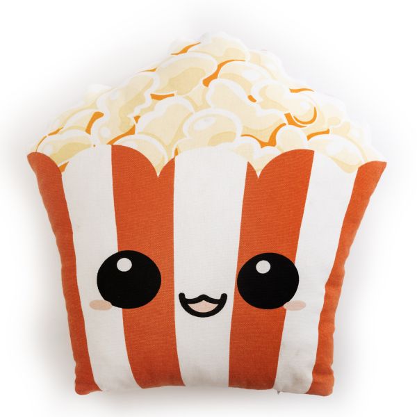 Coussin forme déhoussable 40x42 cm Coton FRESH POPCORN