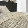 Parure de lit (Housse de couette + 2 Taies d'oreiller) 240x220 cm Coton imprimé CARRIE Pampa