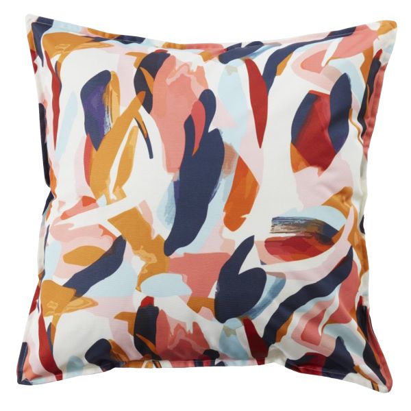 Housse de coussin 60x60 cm Polyester imprimé + enduction JULIANNE