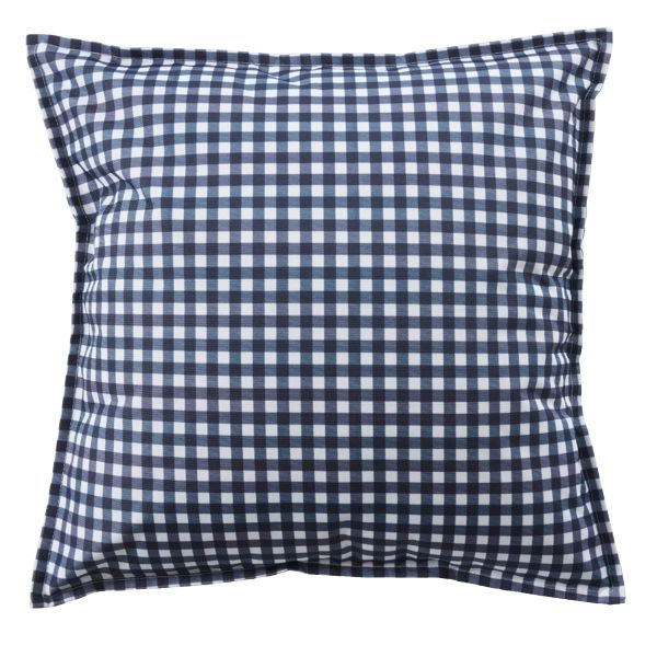 Housse de coussin 45x45 cm Polyester imprimé + enduction VICKIE Minuit
