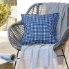 Housse de coussin 45x45 cm Polyester imprimé + enduction VICKIE Minuit