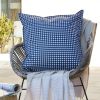 Housse de coussin 60x60 cm Polyester imprimé + enduction VICKIE Minuit