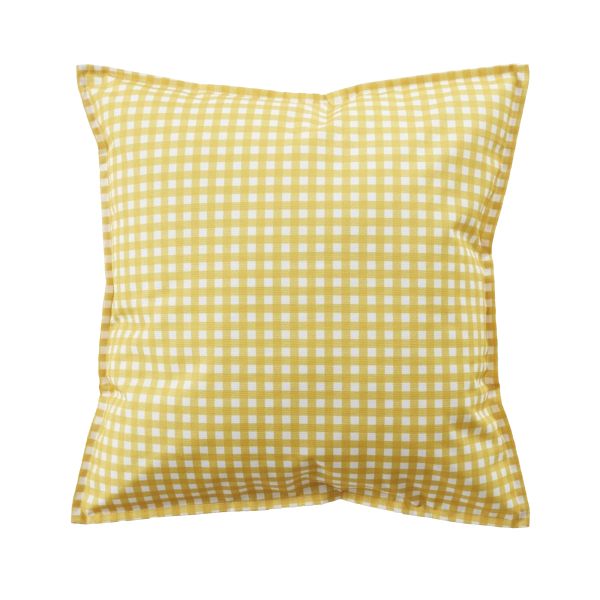 Housse de coussin 45x45 cm Polyester imprimé + enduction VICKIE Soleil
