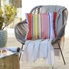 Housse de coussin 45x45 cm Polyester imprimé + enduction BIANCA Soleil