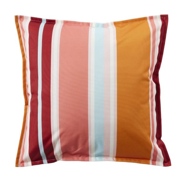 Housse de coussin 45x45 cm Polyester imprimé + enduction BIANCA Feu