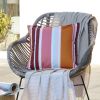 Housse de coussin 45x45 cm Polyester imprimé + enduction BIANCA Feu