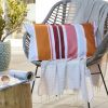 Housse de coussin 40x60 cm Polyester imprimé + enduction BIANCA Feu