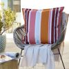 Housse de coussin 60x60 cm Polyester imprimé + enduction BIANCA Feu