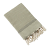 Fouta avec franges 100x200 cm Coton tissé teint ULYSSE Nénuphar