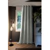 Rideau Occultant 180x260 cm Doublure polaire Polyester Gris Clair