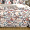 Parure de lit réversible 220x240 cm + 2 taies Coton 57 fils Ailleurs