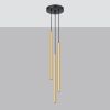 Suspension Acier Éclat Doré G9 3 Pastelo