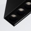 Plafonnier Aluminium Noir LED 5 Sole