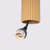 Suspension Aluminium Doré GU10 1 Karbon