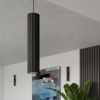 Plafonnier Aluminium Noir GU10 1 Karbon 40