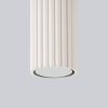 Plafonnier Aluminium Beige GU10 1 Karbon 10