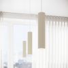 Suspension Aluminium Beige GU10 1 Karbon
