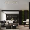 Suspension Aluminium Beige GU10 2 Karbon
