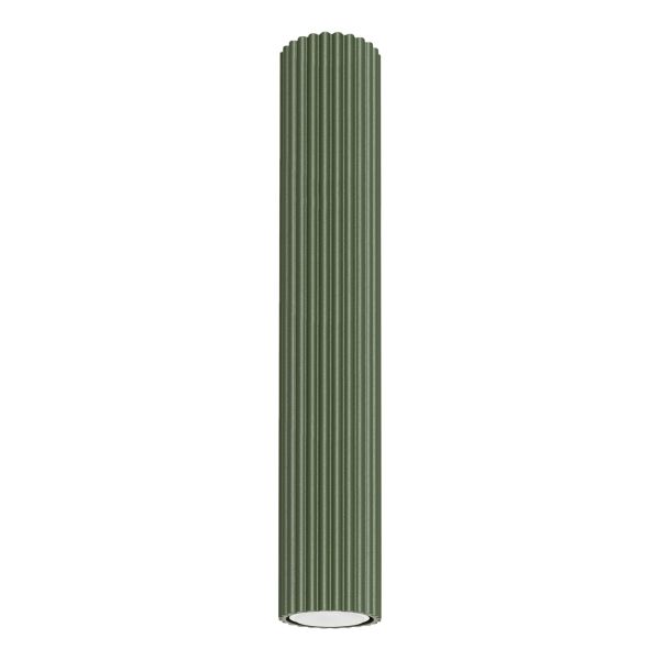 Plafonnier Aluminium Vert Olive GU10 1 Karbon 40