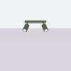 Plafonnier Aluminium Vert Olive GU10 2 Karbon