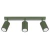 Plafonnier Aluminium Vert Olive GU10 3 Karbon Line