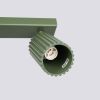 Plafonnier Aluminium Vert Olive GU10 3 Karbon Line