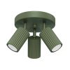 Plafonnier Aluminium Vert Olive GU10 3 Karbon