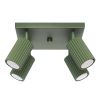 Plafonnier Aluminium Vert Olive GU10 4 Karbon