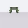 Plafonnier Aluminium Vert Olive GU10 4 Karbon