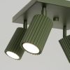 Plafonnier Aluminium Vert Olive GU10 4 Karbon