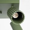 Plafonnier Aluminium Vert Olive GU10 4 Karbon
