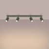 Plafonnier Aluminium Vert Olive GU10 4 Karbon Line