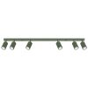 Plafonnier Aluminium Vert Olive GU10 6 Karbon