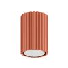 Plafonnier Aluminium Ocre Rouge GU10 1 Karbon 10