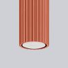 Plafonnier Aluminium Ocre Rouge GU10 1 Karbon 10